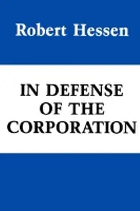 Hessen |  In Defense of the Corporation | Buch |  Sack Fachmedien