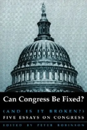 Robinson |  Can Congress Be Fixed? | Buch |  Sack Fachmedien