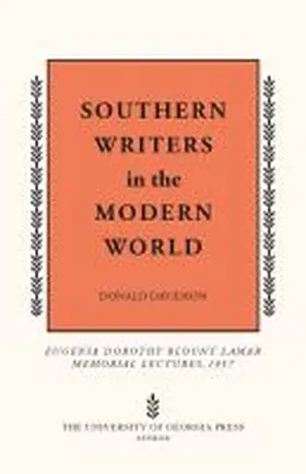 Davidson |  Southern Writers in the Modern World | Buch |  Sack Fachmedien