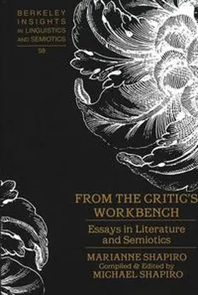 Shapiro |  From the Critic's Workbench | Buch |  Sack Fachmedien
