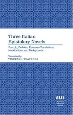 Traversa |  Three Italian Epistolary Novels | Buch |  Sack Fachmedien