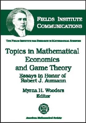  Topics in Mathematical Economics and Game Theory | Buch |  Sack Fachmedien