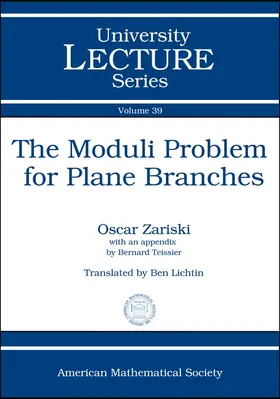 Zariski |  Moduli Problem for Plane Branches | Buch |  Sack Fachmedien
