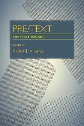 Vitanza |  PRE/TEXT | eBook | Sack Fachmedien