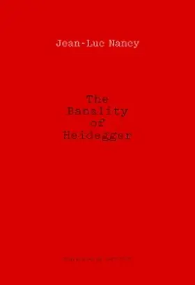 Nancy |  Banality of Heidegger | eBook | Sack Fachmedien