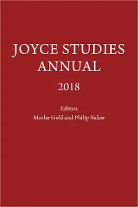 Sicker / Gold |  Joyce Studies Annual 2018 | eBook | Sack Fachmedien