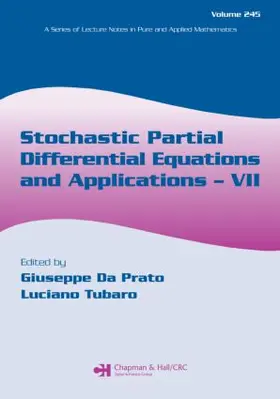 Da Prato |  Stochastic Partial Differential Equations and Applications - VII | Buch |  Sack Fachmedien