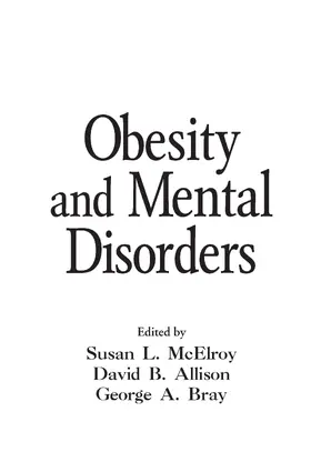 McElroy / Allison / Bray |  Obesity and Mental Disorders | Buch |  Sack Fachmedien