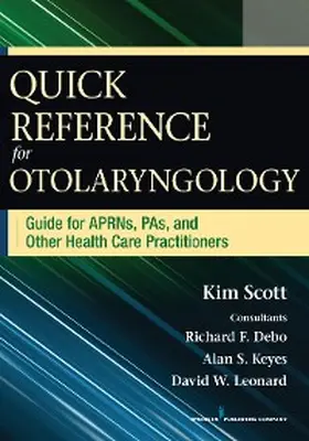 Scott |  Quick Reference for Otolaryngology | eBook | Sack Fachmedien