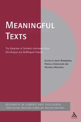 Barnbrook / Danielsson / Mahlberg |  Meaningful Texts | Buch |  Sack Fachmedien