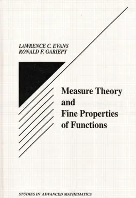 Evans / Gariepy |  Measure Theory and Fine Properties of Functions | Buch |  Sack Fachmedien