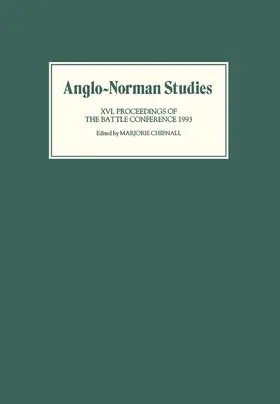 Chibnall |  Anglo-Norman Studies XVI | Buch |  Sack Fachmedien