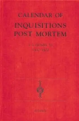 Parkin |  Calendar of Inquisitions Post-Mortem and Other Analogous Documents Preserved in the Public Record Office XXII: 1-5 Henry VI (1422-27) | Buch |  Sack Fachmedien