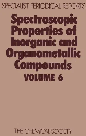 Greenwood |  Spectroscopic Properties of Inorganic and Organometallic Compounds | Buch |  Sack Fachmedien