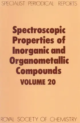 Davidson / Ebsworth |  Spectroscopic Properties of Inorganic and Organometallic Compounds | Buch |  Sack Fachmedien