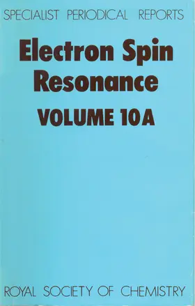Symons | Electron Spin Resonance Vol 10a | Buch | 978-0-85186-841-7 | sack.de