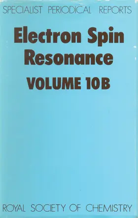 Symons |  Electron Spin Resonance Vol 10a | Buch |  Sack Fachmedien