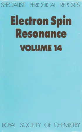 Gilbert / Atherton / Davies | Electron Spin Resonance | Buch | 978-0-85186-921-6 | sack.de