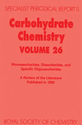 Ferrier |  Carbohydrate Chemistry | Buch |  Sack Fachmedien