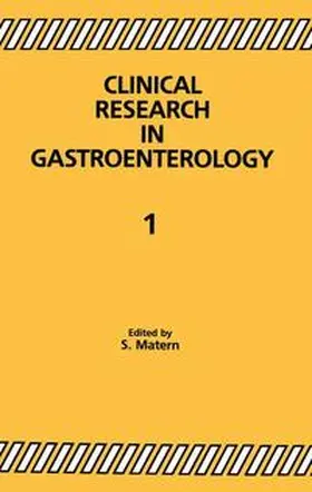 Matern |  Clinical Research in Gastroenterology 1 | Buch |  Sack Fachmedien