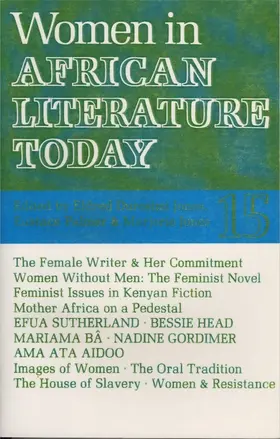 Jones / Palmer |  Alt 15 Women in African Literature Today | Buch |  Sack Fachmedien