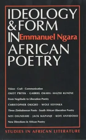 Ngara |  Ideology & Form in African Poetry | Buch |  Sack Fachmedien