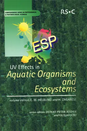 Helbling / Zagarese | UV Effects in Aquatic Organisms and Ecosystems | Buch | 978-0-85404-301-9 | sack.de