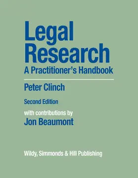 Clinch |  Legal Research | Buch |  Sack Fachmedien