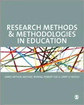 Arthur / Waring / Coe |  Research Methods and Methodologies in Education | Buch |  Sack Fachmedien