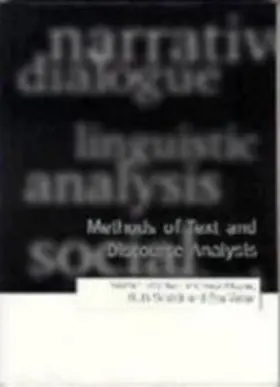 Titscher / Meyer / Wodak |  Methods of Text and Discourse Analysis | eBook | Sack Fachmedien