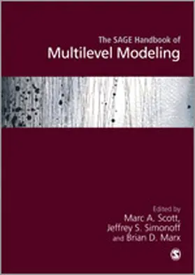 Scott / Simonoff / Marx |  The SAGE Handbook of Multilevel Modeling | Buch |  Sack Fachmedien