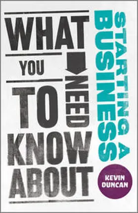 Duncan | What You Need to Know about Starting a Business | E-Book | sack.de