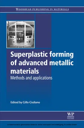 Giuliano |  Superplastic Forming of Advanced Metallic Materials | eBook | Sack Fachmedien