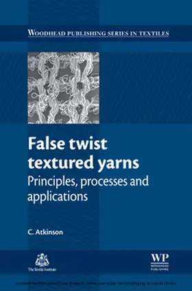 Atkinson |  False Twist Textured Yarns | eBook | Sack Fachmedien