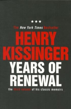 Kissinger |  Years of Renewal | Buch |  Sack Fachmedien