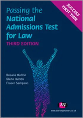 Hutton / Sampson |  Passing the National Admissions Test for Law (LNAT) | Buch |  Sack Fachmedien