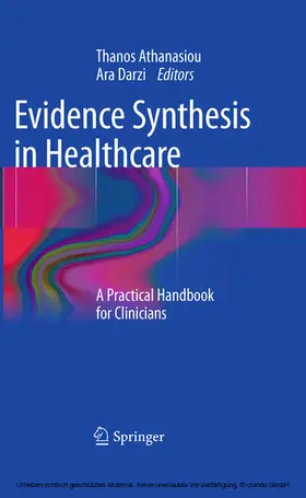 Athanasiou / Darzi |  Evidence Synthesis in Healthcare | eBook | Sack Fachmedien