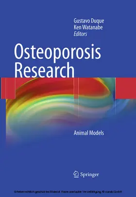 Duque / Watanabe | Osteoporosis Research | E-Book | www2.sack.de