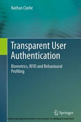 Clarke |  Transparent User Authentication | eBook | Sack Fachmedien