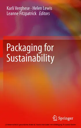 Verghese / Lewis / Fitzpatrick |  Packaging for Sustainability | eBook | Sack Fachmedien