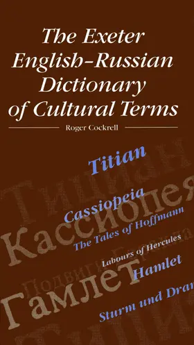 Cockrell |  Exeter English-Russian Dictionary of Cultural Terms | Buch |  Sack Fachmedien