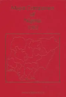 Lawn |  Major Companies of Nigeria 1983 | Buch |  Sack Fachmedien