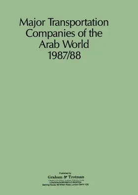 Bricault |  Major Transportation Companies of the Arab World 1987/88 | Buch |  Sack Fachmedien