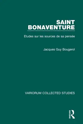 Bougerol |  Saint Bonaventure | Buch |  Sack Fachmedien