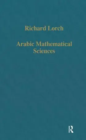 Lorch |  Arabic Mathematical Sciences | Buch |  Sack Fachmedien