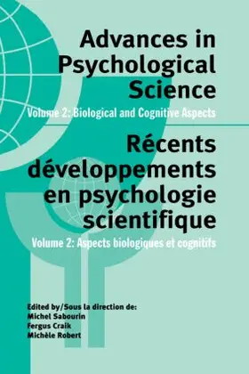 Craik / Sabourin |  Advances in Psychological Science, Volume 2 | Buch |  Sack Fachmedien