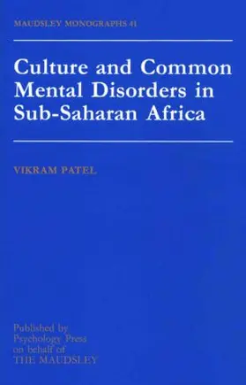 Patel |  Culture And Common Mental Disorders In Sub-Saharan Africa | Buch |  Sack Fachmedien