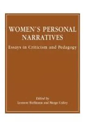 Hoffmann / Culley |  Women's Personal Narratives | Buch |  Sack Fachmedien