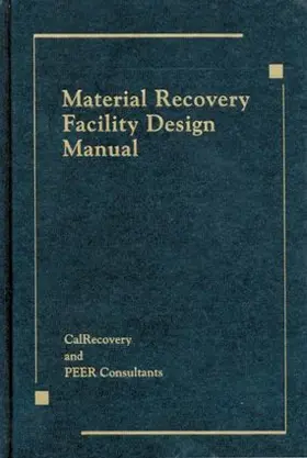 CallRecovery |  Material Recovery Facility Design Manual | Buch |  Sack Fachmedien