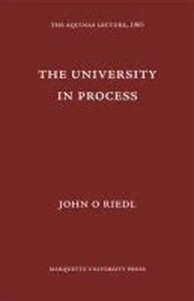 Riedl |  The  University in Process | Buch |  Sack Fachmedien